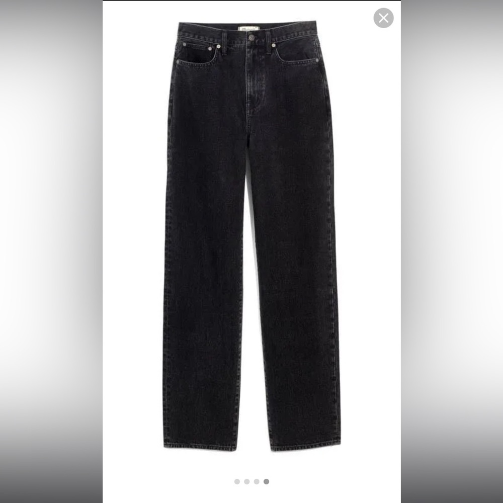 Madewell Baggy Straight Jeans - Raynard wash - size 28 Petite